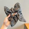 Korean Style Spring/Summer Floral Intestine Hair Scrunchie for Women – Elegant Ponytail Tie and Mori Girl Accessory.