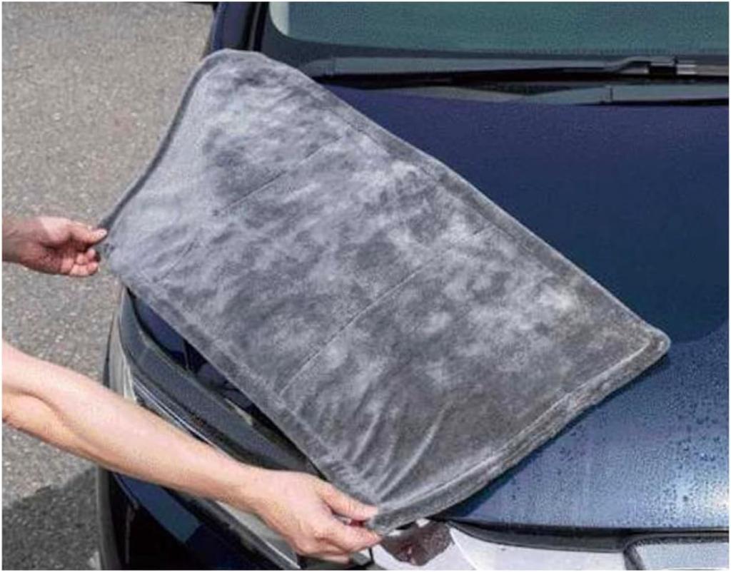 CRUZARD Dry Car Wash Nekosogi Dry 90 X 40 Cm Cloth, Finish, Cloth, Large, Thick, (Double-Sided)