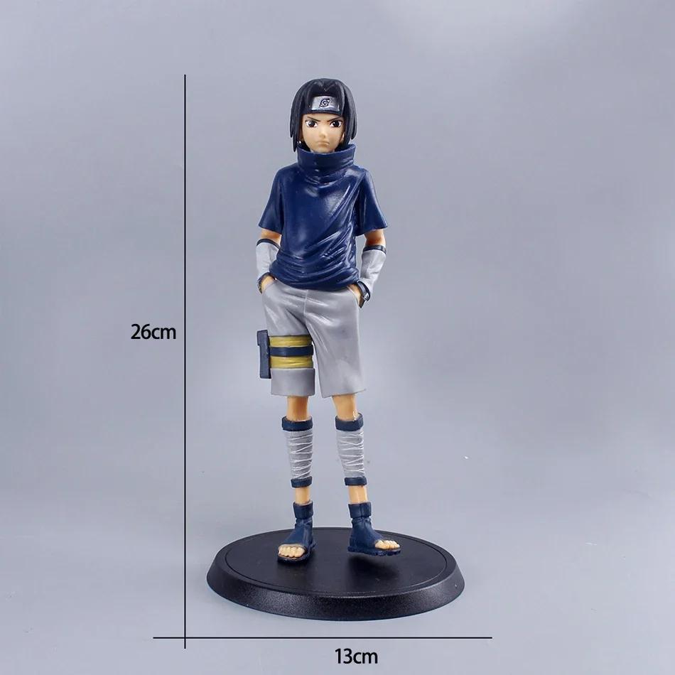 Animated Character Naruto Uchiha Itachi Sasuke Pain Kakashi Naruto Shippuden Action Character Set Model Children's Toy Gift