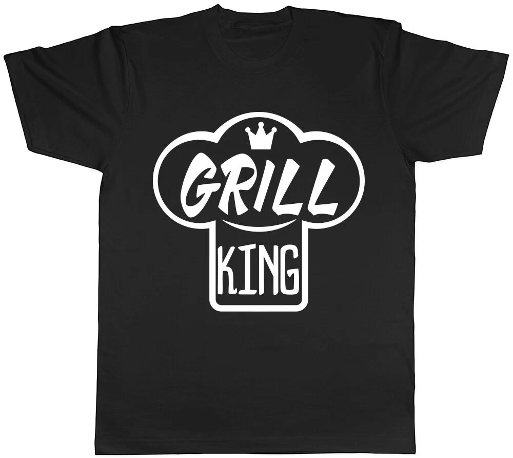 Grill King BBQ Summer Barbecue Mens Tee T-Shirt S