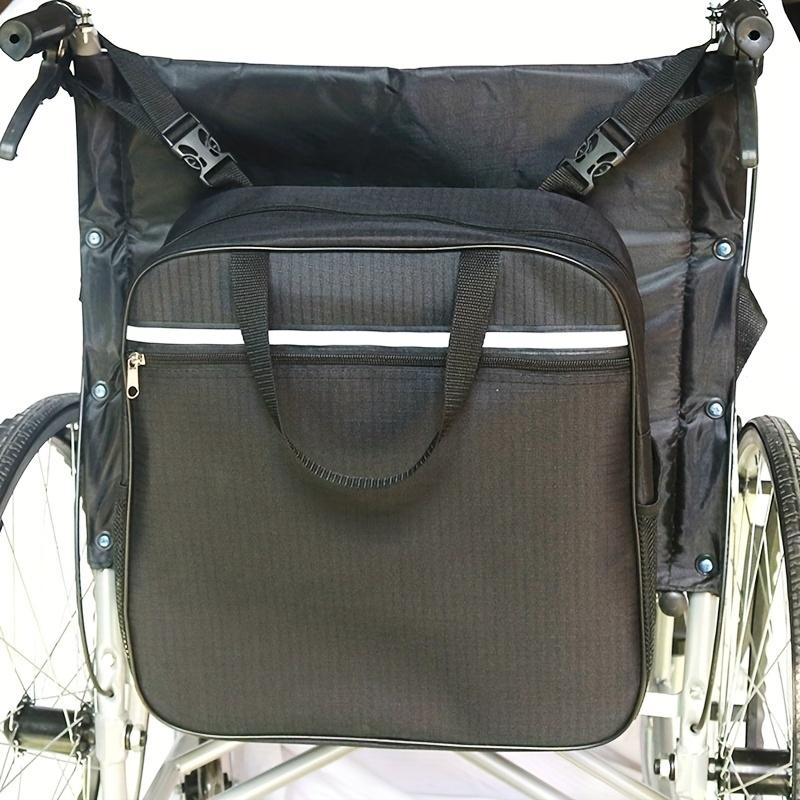 Multifunctional Lightweight Wheelchair Storage Bag, Large Capacity Portable Hanging Square Bag