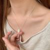 Women Elegant Zircon Irregular Flower Chain Necklace Fashion Silver Color Pendant Necklace Choker Female Party Jewelry Girls Gifts