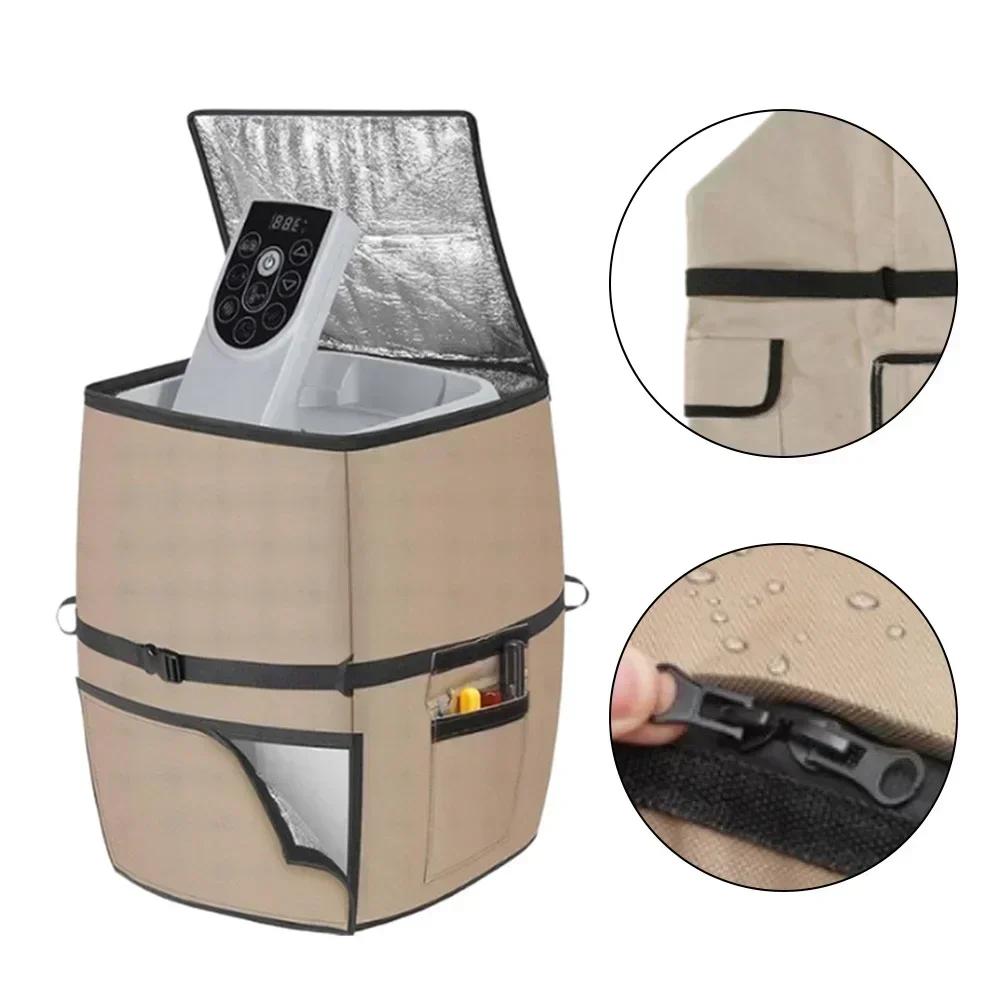 Insulated Heater Pump Cover for For inflatable Bathtubs 43 by 35 by 54 cm 420D Oxford Cloth Weather Resistant Material