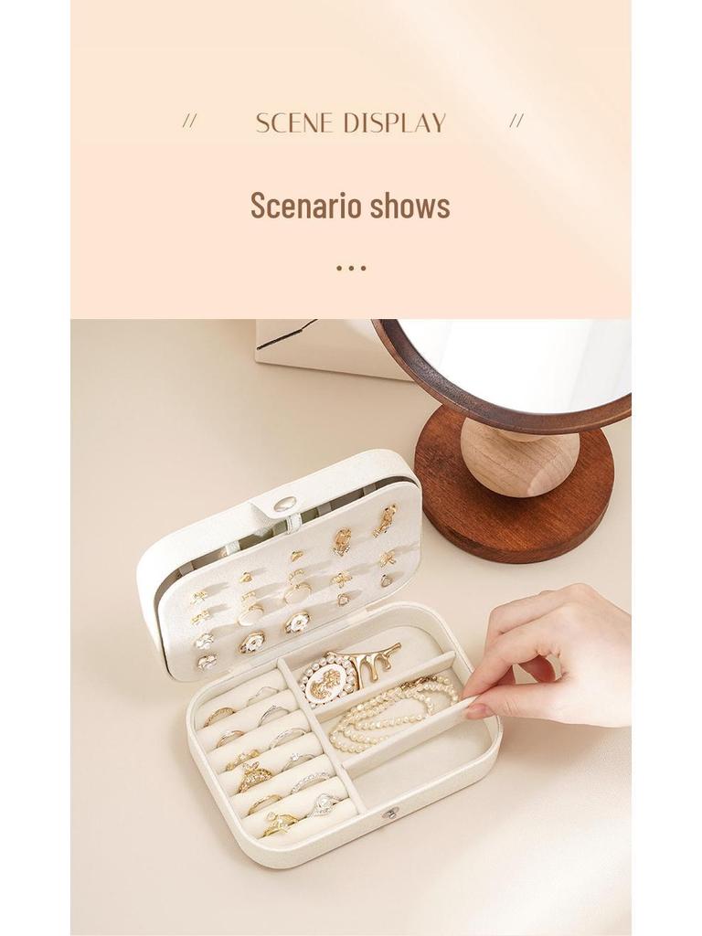 Katherge High-End Stud Earring & Lipstick Jewelry Storage Box