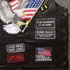 Men's Classic Lambskin Leather Motorcycle Vest with 14 Embroidered Badges