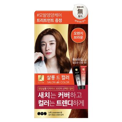 Elastine Salon de Farbe & Grauhaarfärbemittel, Orangebraun, 1 Stück