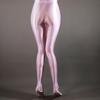 Stage Performance Leggings Glossy Shiny High Waist Fitness with Socks Stage Show Skinny Smooth Surface Yoga Trousers Women Clothing