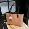Tote Bag Women's New Large-capacity Commuter Bag Autumn and Winter Versatile Shoulder Bag Fashionable College Student Class Bag