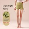 Women's Seamless Hip-Lifting Yoga Shorts with Drawstring - Nude Feel Three-Point Running & Fitness Hot Pants