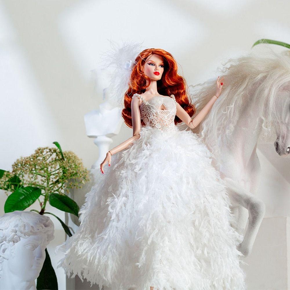 Elegant White Lace Dresses Suit  For 30cm Doll/for 1/6 BJD Dolls/for 11.5" Doll