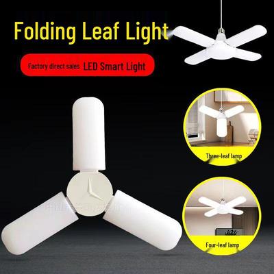 LED-Lampe mit faltbaren Blättern E27 Schraubfassung - 3, 4 und 4+1 Blattkonfigurationen