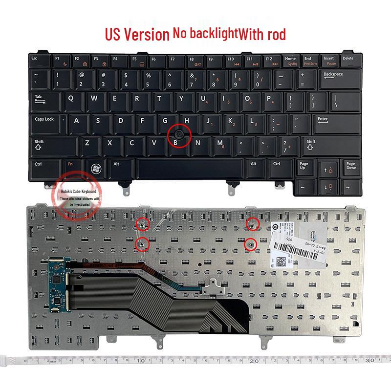Compatible Keyboard for Dell E6420, E5420, E5430, E6220, E6320, E6330, E6440, E6430S Models