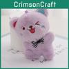 Chaveiro Adorável de Pelúcia Urso Feliz Adorável Acessório de Mochila Desenho Animado Máquina de Bonecas Fofa