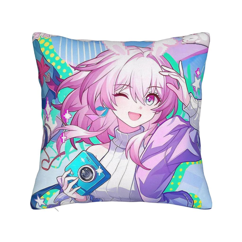 Honkai Star Rail Pillowcase Merch Printing Cushion Cover Decorative Throw Pillow Case Cover Bed Multiple Sizes