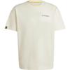 adidas X National Geographic Landscape Print T-Shirt, Unisex Quick-Dry Graphic Short Sleeve Top, Breathable Outdoor Casual Sports Tops IX5614