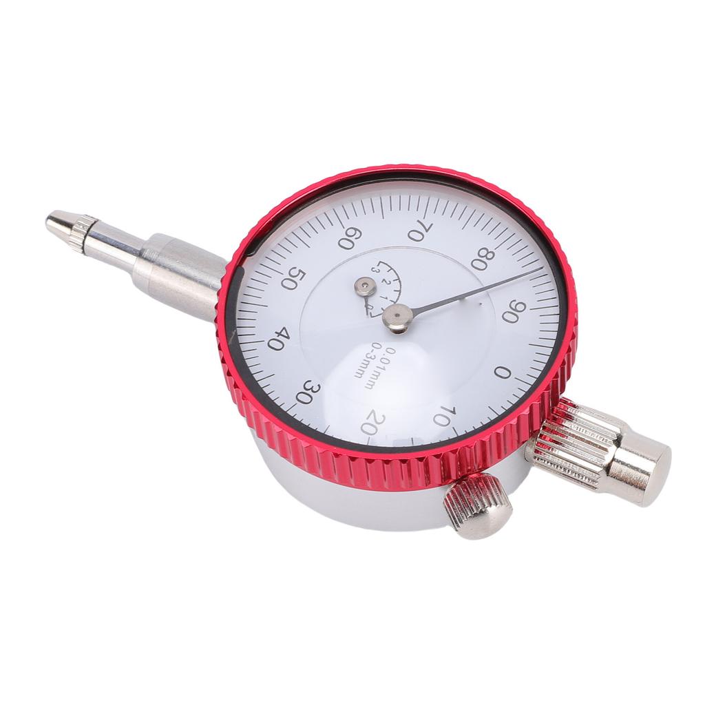 Dial Indicator 0 3mm Range 0.01mm Accuracy Stainless Steel Metric Dial Indicator for Lathe Workshop Table Saw