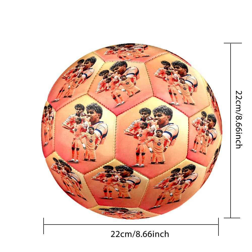 Football Players Celebration  Soccer Ball Size 5 Football Machine Sewn Outdoor Universal Football Perfect Gift for Sports Enthusiasts