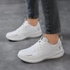 Damen PU-Leder Laufschuhe Elastische Freizeit-Sportschuhe Wasserdichte Outdoor-Trainings-Sneaker Leichte Jogging-Schuhe