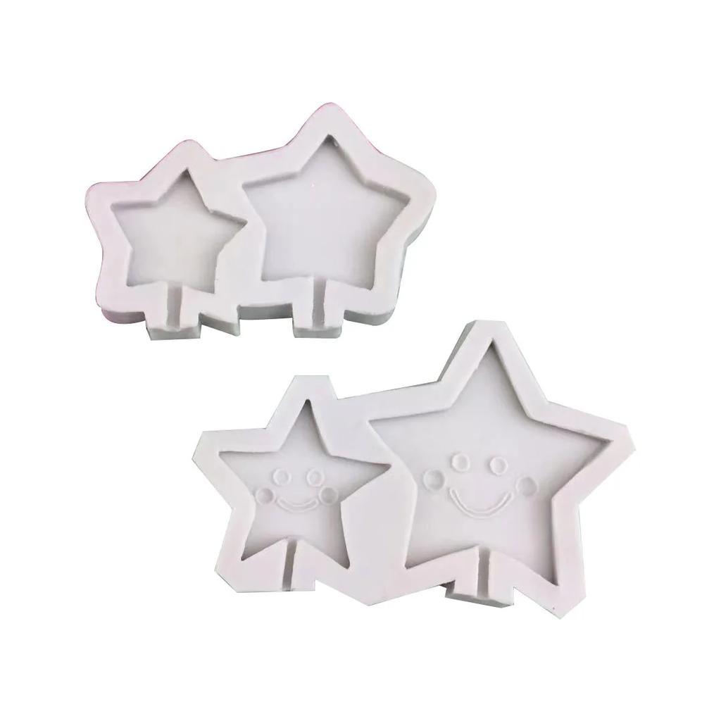 Silikonová forma na lízátka ve tvaru hvězdy, epoxidová pryskyřičná forma na valentýnský fondán, zdobení dortů, nástroje na pečení, příslušenství.