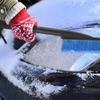 Car Ice Scraper Snow Brush, 2 In 1 Car Cleaning Brush, Snow Brush, Car Snow Brush, Retractable Winter Snow Brush with Non-Slip Foam Handle
