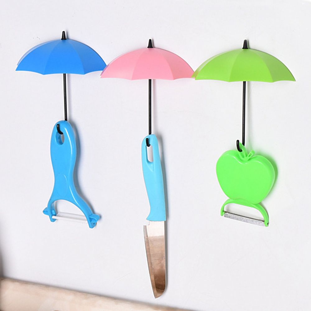 Kitchen Kitchen Organizer Key Wall Door Storage Rack Umbrella Hook Wall Hook Home Decorative