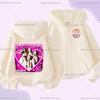 Katseye Children Cardigan Coat Girls Baby Sweet Hooded Zipper Jacket Fashion Kid Sweatshirt Cute Clothes Top Anime Birthday Gift