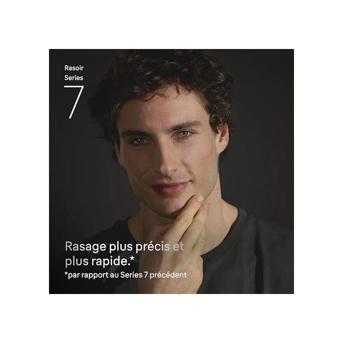 Rasoir électrique homme - Braun - Series 7 72-C7200CC - Rasage de près - Tête Flex 360° - 3 modes de rasage