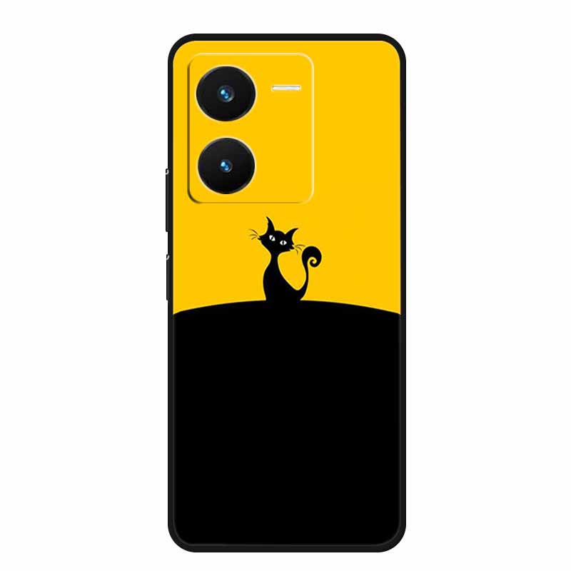 For Vivo IQOO Z8 Case Luxury Soft TPU Silicone Phone Cases for Vivo IQOO Z8X 5G V2314A V2312A Cover Protective Cartoon New Funda