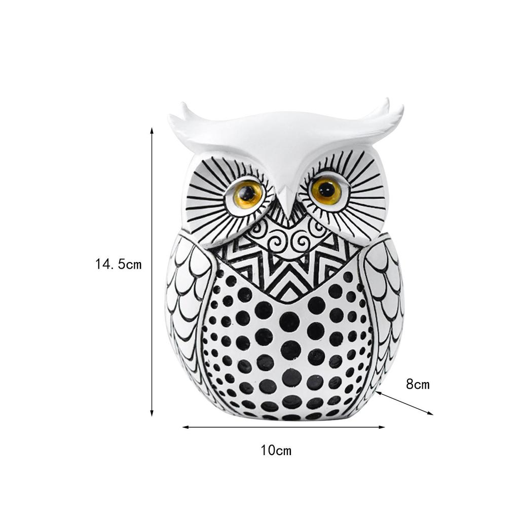 Owl Statue Home Decoration Owl Figurine Small Decoration Items Modern Simple