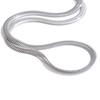 Yhpup Quality Minimalist Metal Snake Chain Necklace Bracelet Waterproof Stainless Steel Versatile Daily Women Men Unisex Jewelry