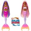Poupée Sirène - Barbie - aBrooklyna - Cheveux Roses - Effet Changeant De Couleur - Accessoires Inclus