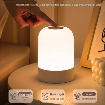 Luz Noturna LED Portátil Criativa para Quarto, Mesa, Carregamento USB, Luz de Ambiente para Bar