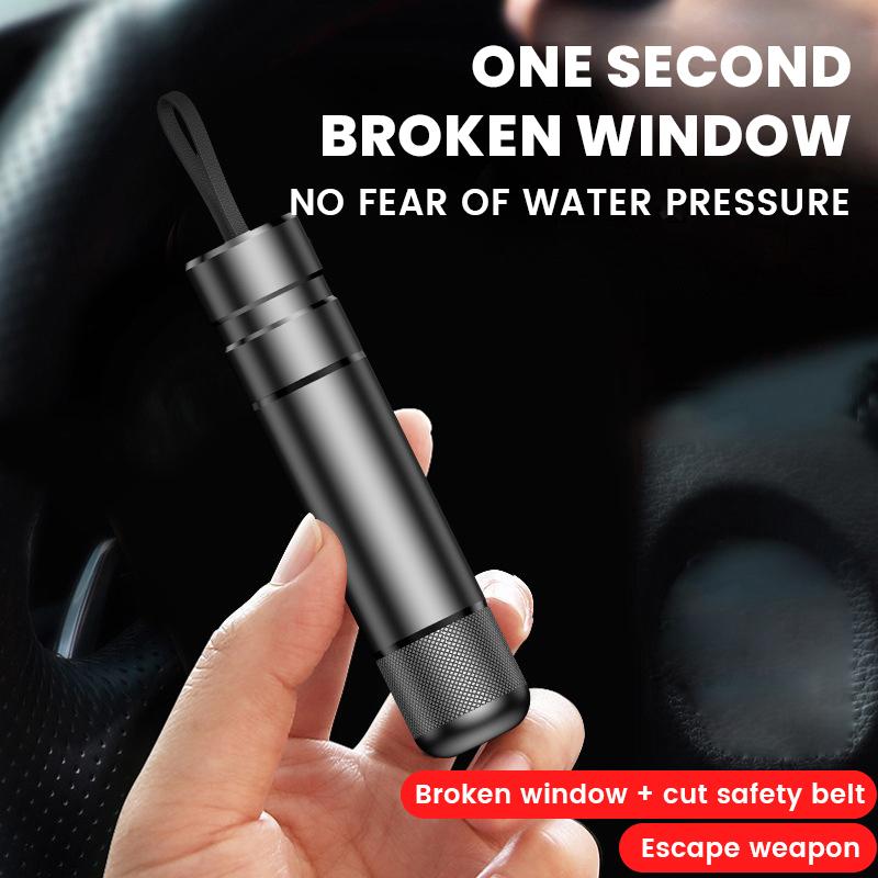 Car Emergency Kit Rescue Tool Window Glass Breaker Portable Keychain Seatbelt Cutter Auto Safety Hammer Direct Sales Wholesale