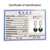 Trend Silver 925 Natural Freshwater Women's Pearl Earrings 2023 White Pink Purple Black