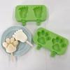 Silicone Ice for Pop Molds Easy Release Ice for Pop Maker Reusable DIY Popsicles Tray Holders for Making Ice Cream BPA F