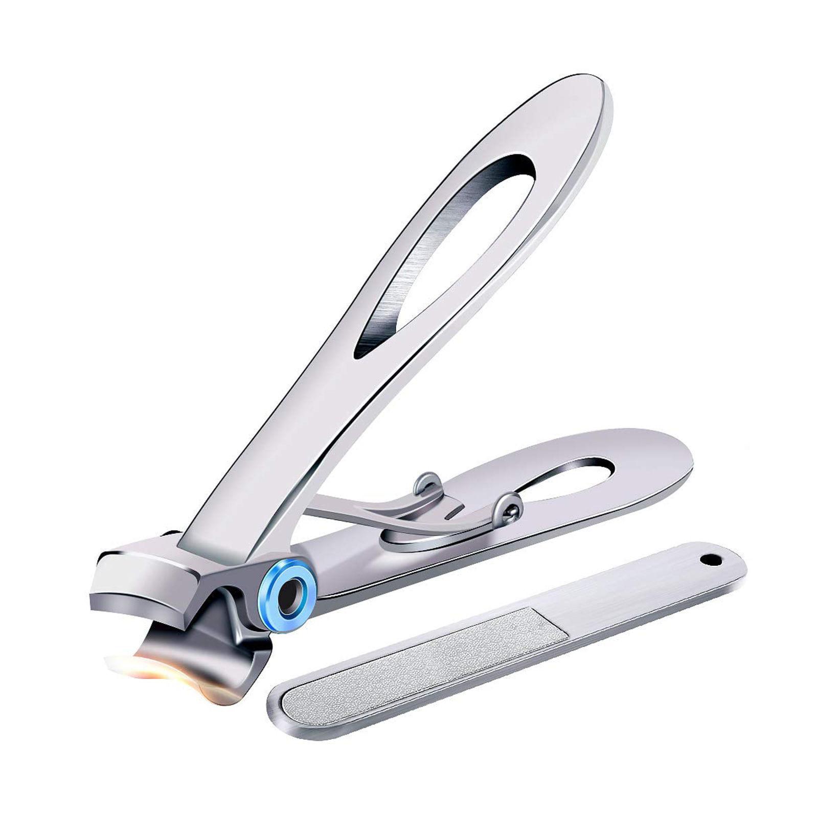 

Кусачки для ногтей Ramidos для толстых ногтей, большие кусачки для ногтей с широким отверстием, сверхмощные кусачки для ногтей из нержавеющей стали для толстых ногтей One Size