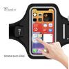 Running Sports Phone Armband Bag with Pocket for Earbuds Car Keys Reflective Arm Strap Sweat-proof Mobile Phone Holder Arm Bag Outdoor Jogging