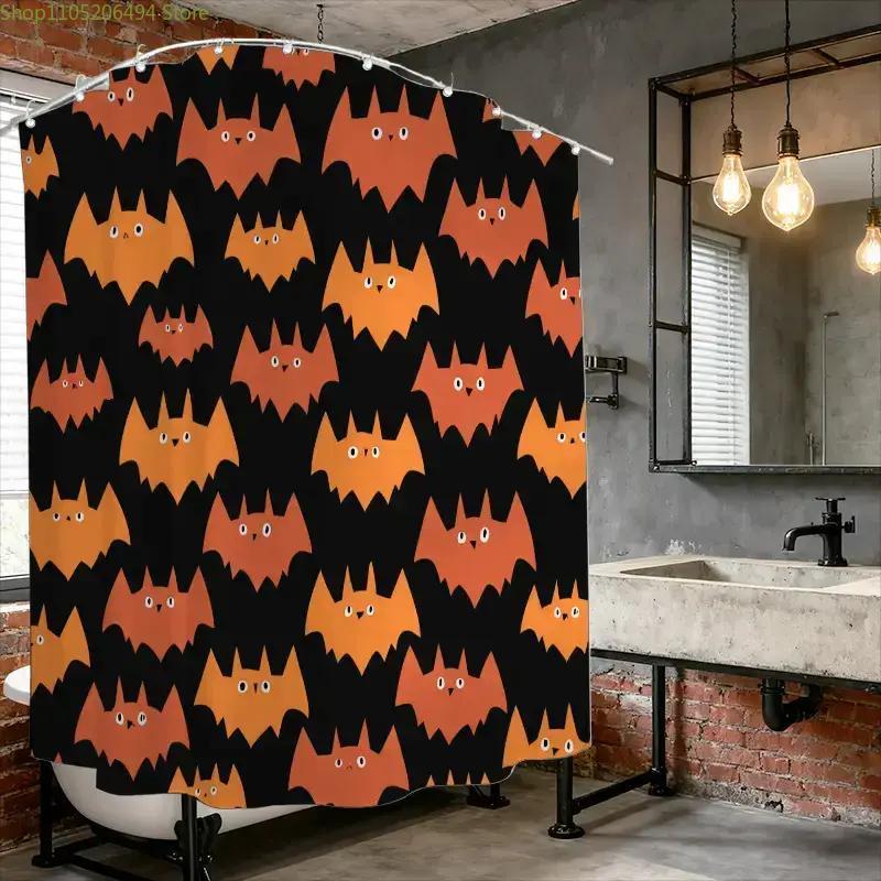 1pc Bathroom Shower Curtain, Superhero Theme Party, Halloween Shower Curtain, Includes 12 Hooks, 180*180cm Bathroom Curtain Ho