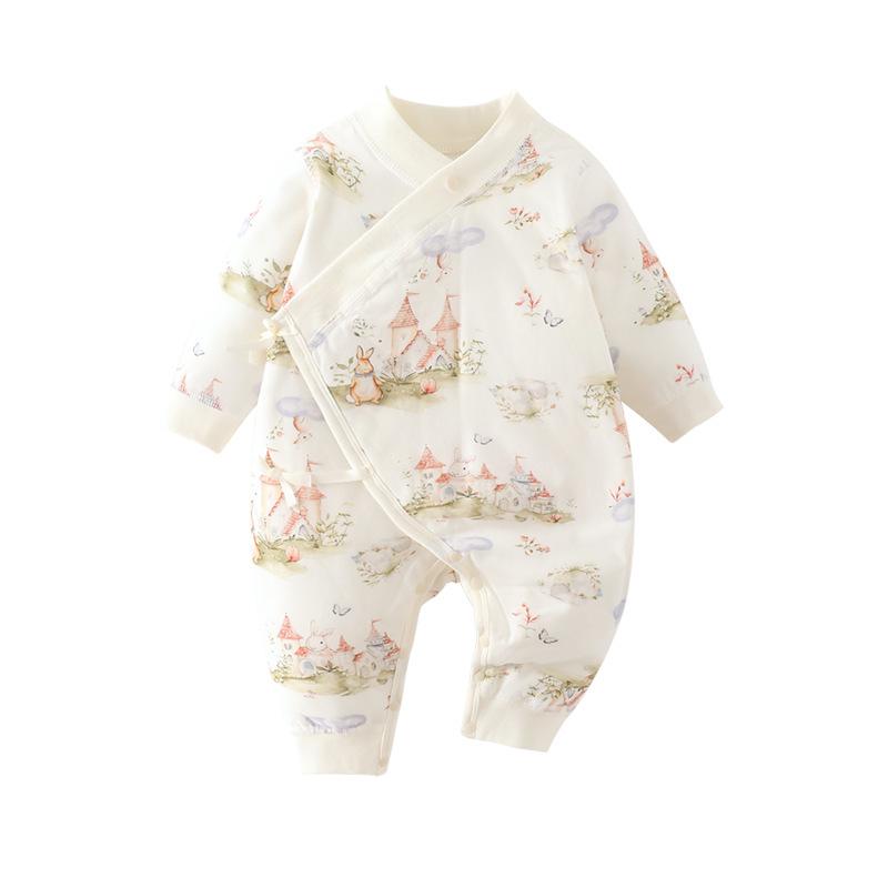 Quilted Baby Onesie: Unisex Autumn/Winter Romper for Newborns