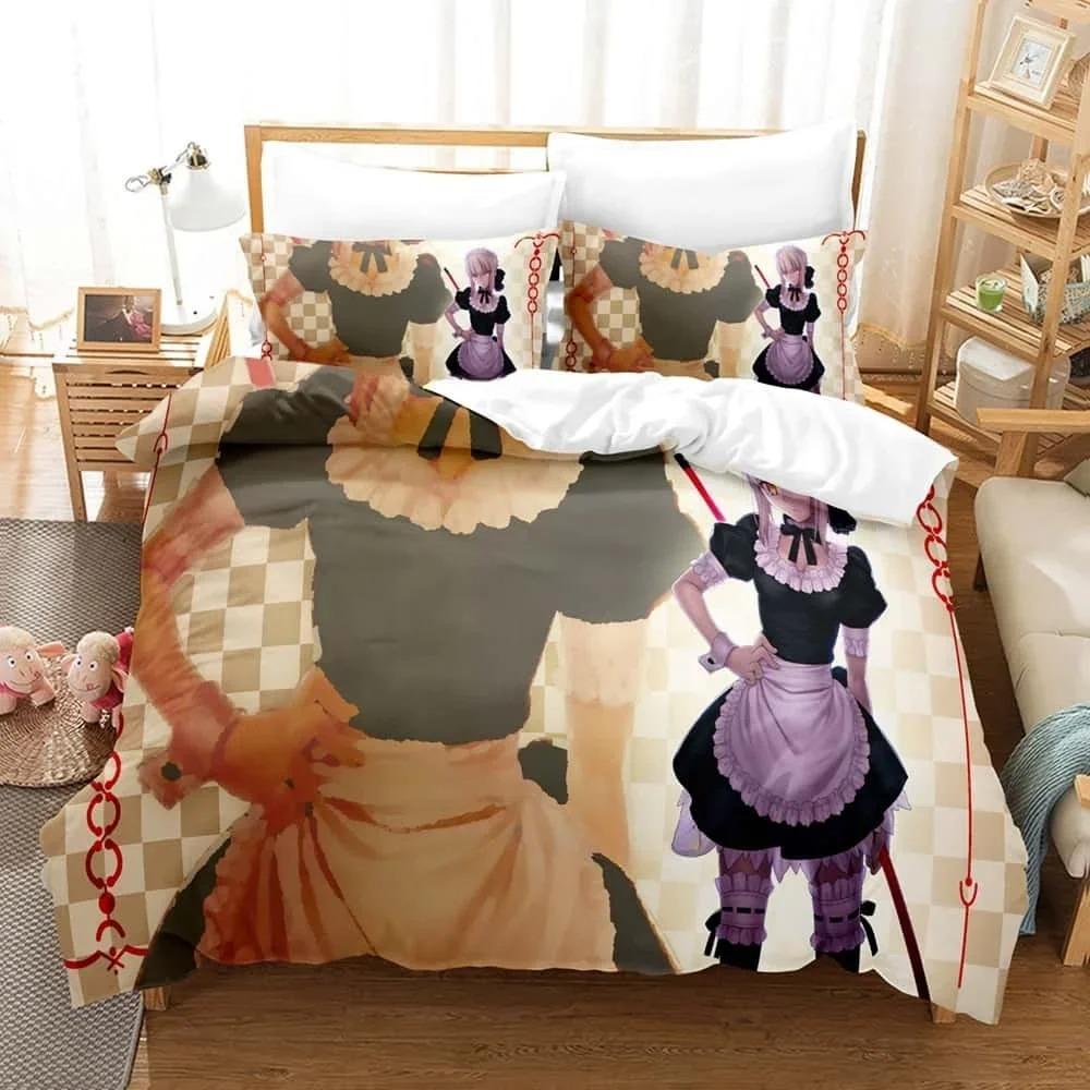 3D Anime Bed Sheet Set Carnival Phantasm Bedding Set Single Twin Full Queen King Size Bed Set Adult Kid Bedroom Duvet cover Sets