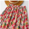 2025 Vintage Resort Tulip Printed Peplum Skinny Oil Color Halter Skirt
