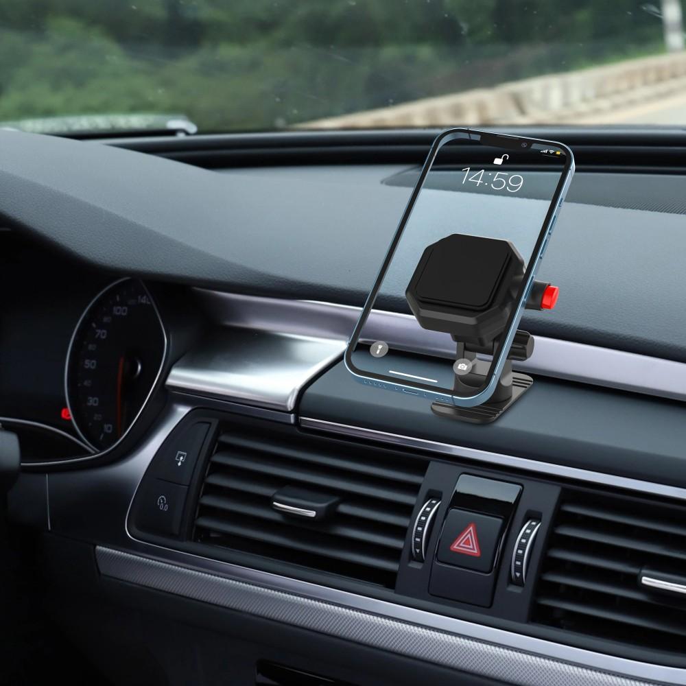 Car GPS Phone Mount Quick Install Adhesive Dashboard Phone Holder Mount Clip GPS Phone Support Bracket for All Smartphones&Car