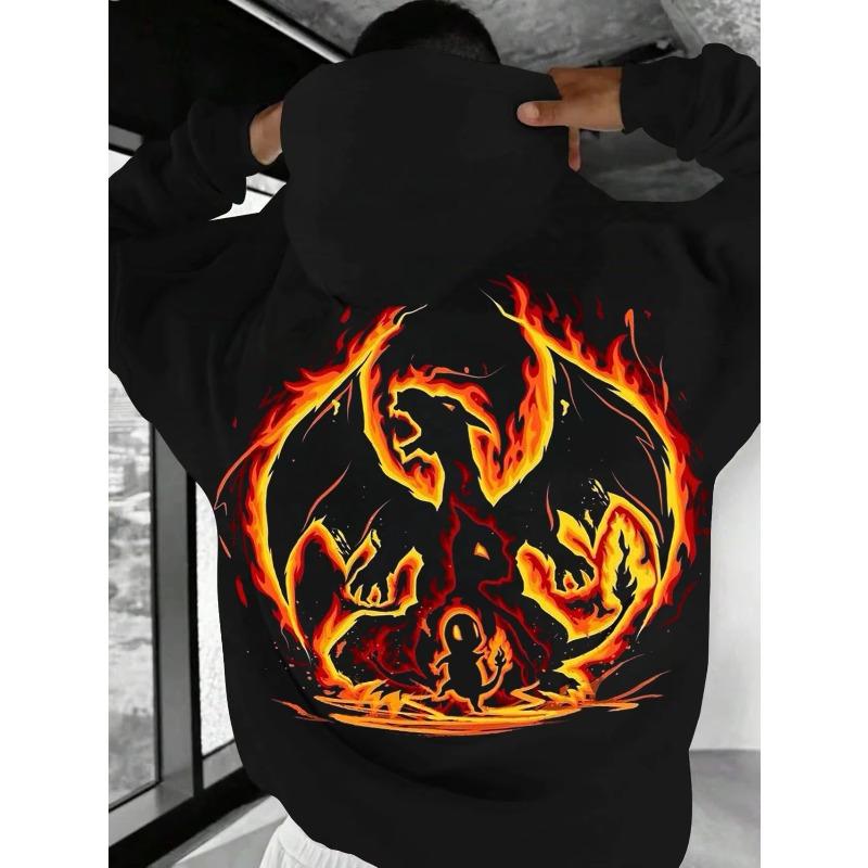 Newest Pokémon Anime Painted Printed Hoodie Men and Women Autumn/Winter New Harajuku Large Size Casual Sweater Top Long Sleeves