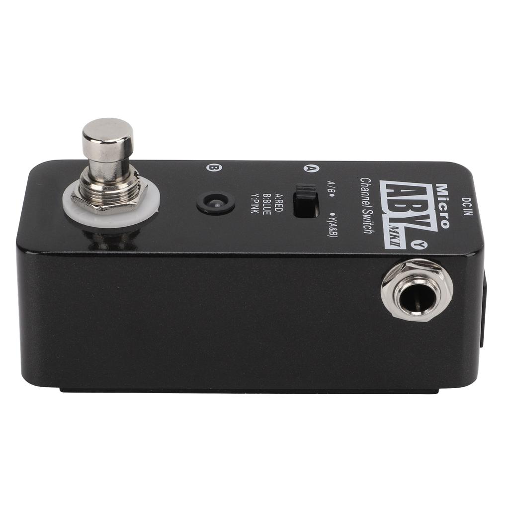 ABY Channel Switch Pedal Metal Selection Channels Pedals Guitar Amplifier Footswitch with True Bypass