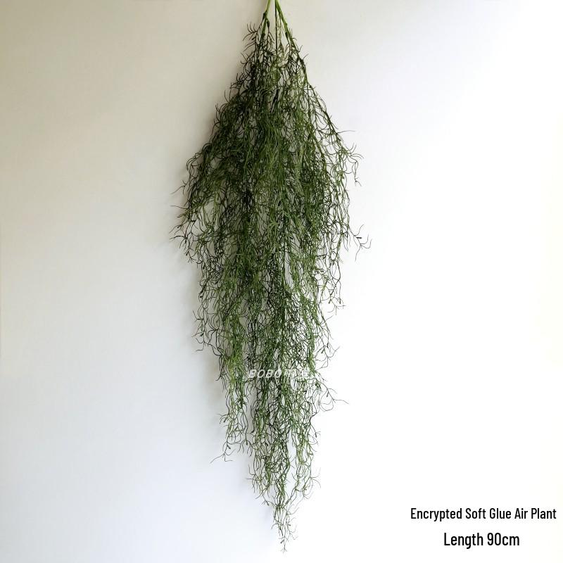 Artificial Spider Plant & Fern Hanging Decor - Trailing Green Vines for Wall & Ceiling
