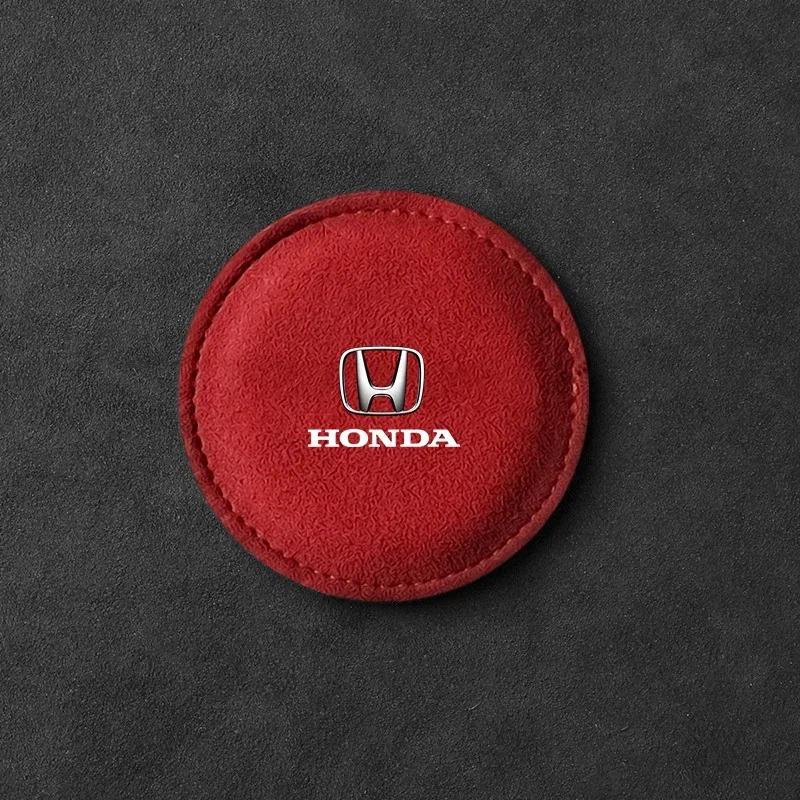 2025 Hot 2Pcs Car Coaster Water Cup Bottle Holder Mat Anti-slip Pad Accessories For Honda Civci Prelude FIT City CRZ CRX Jazz D