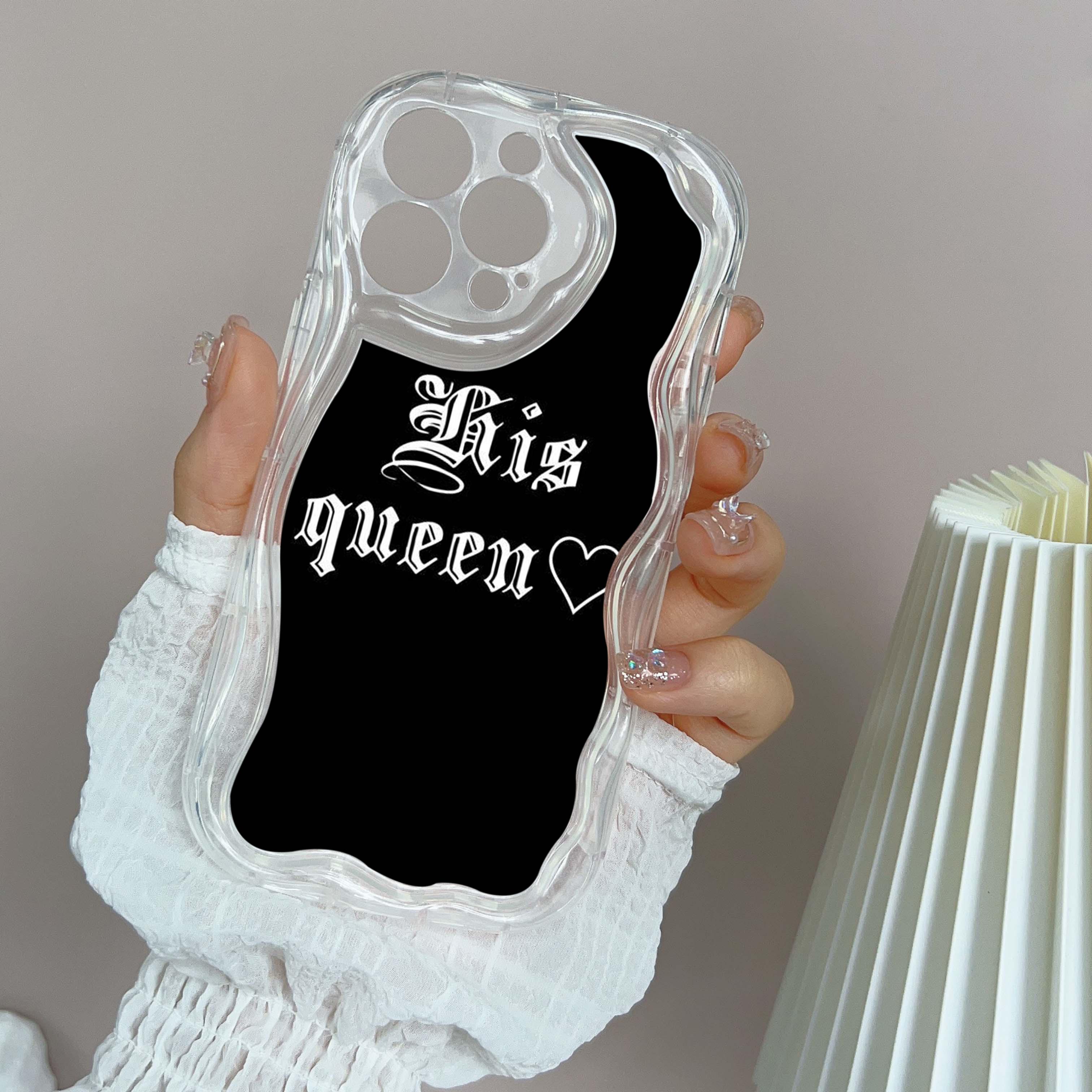 

Ae84 King Queen Couple Art защитные чехлы для телефонов Apple iPhone 16 15 14 13 Pro Max 11 12 mini XR 7 8 6s Plus XS Max SE Wave TPU задняя крышка for iPhone 16 Pro Max