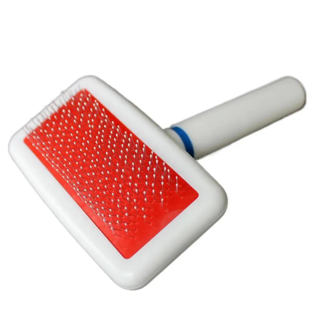 

Щетка для удаления шерсти Многофункциональная щетка для чистки шерсти Игла из нержавеющей стали Массажная щетка для кошек для собак и кошек красный