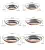Ele Oval Stainl Steel High Grade 304 Plate Western Cuisine Pasta Salad Steak Seafood Rice Chips Chien Sauce Dish Noodle Tray