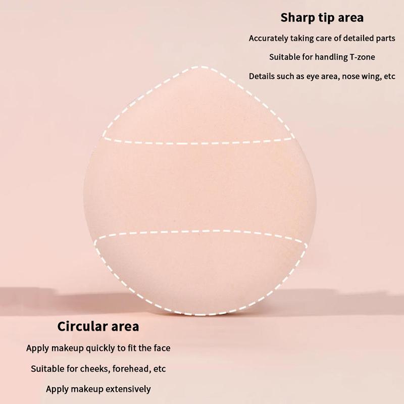 1/5Pcs Cute Kt Cat Soft Triangular Powder Puff Wet And Dry Dual-Use Concealer Makeup Cushion Sanrio Girls Beauty Makeup Tool